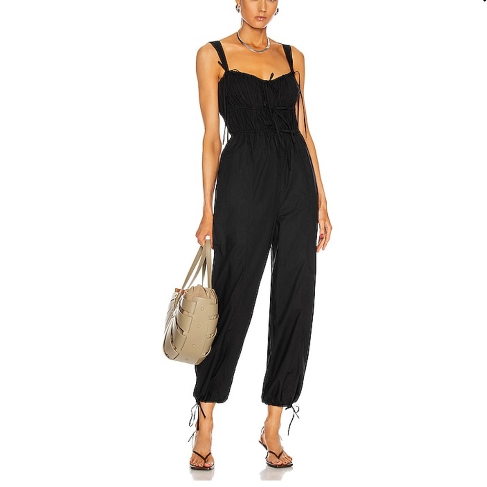 Ulla Johnson Black Tatum Jumpsuit